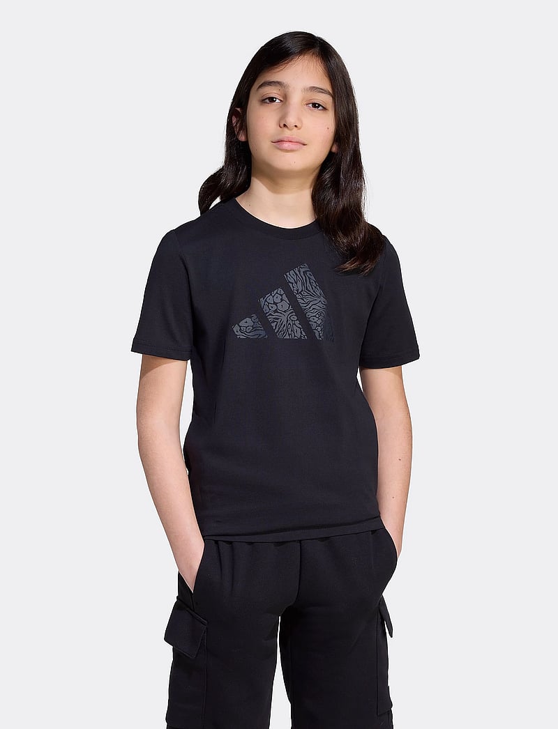 adidas Sportswear - J FI T - t-krekli ar īsām piedurknēm - black - 0