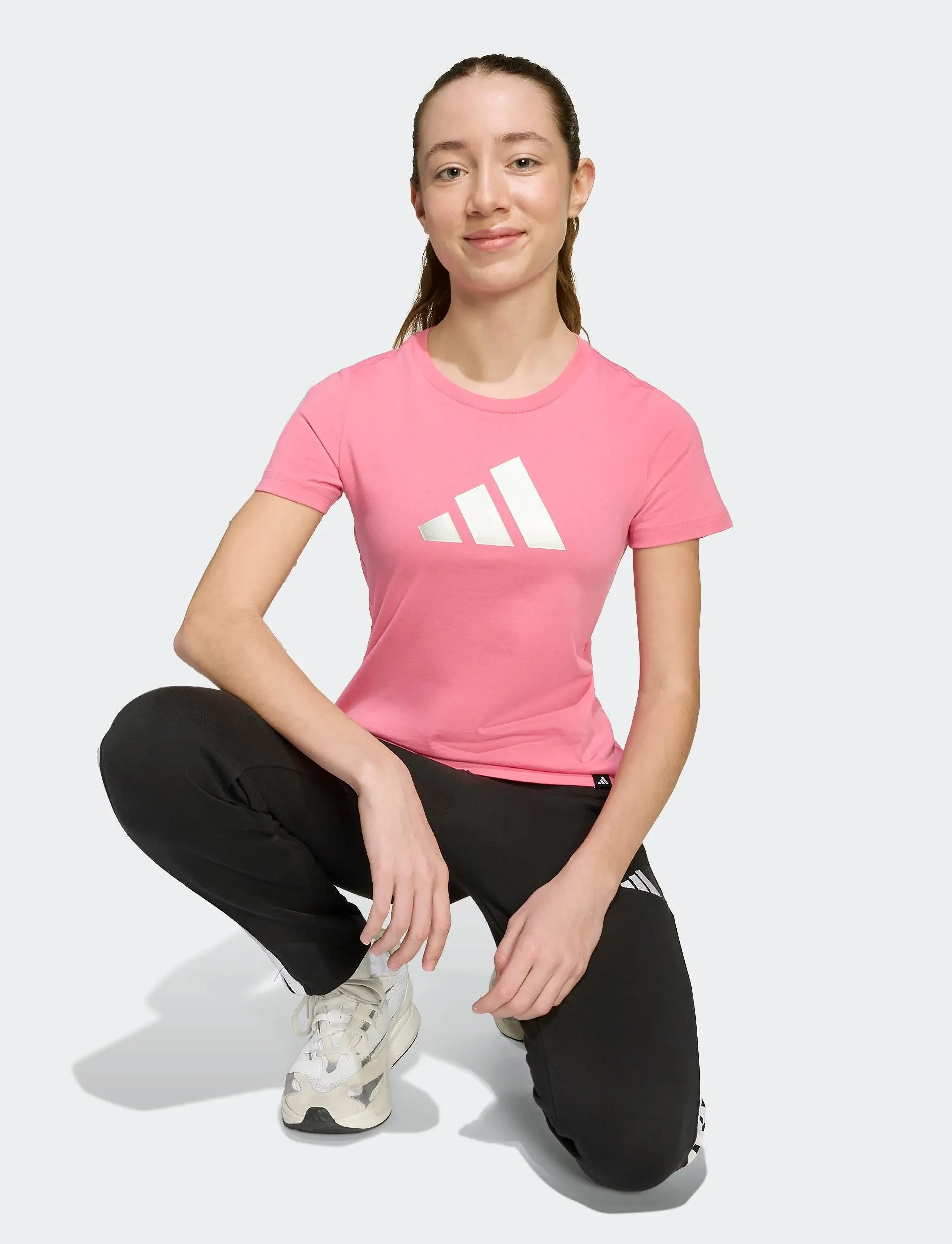 adidas Sportswear - JG GLAM T - sportstoppe - pnkfus - 2