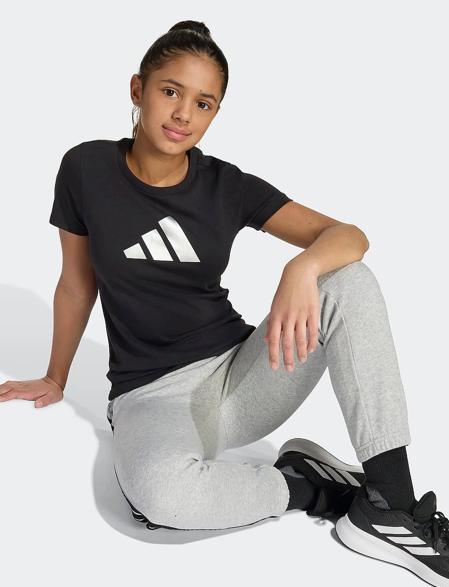 adidas Sportswear - JG GLAM T - sportoberteile - black - 2