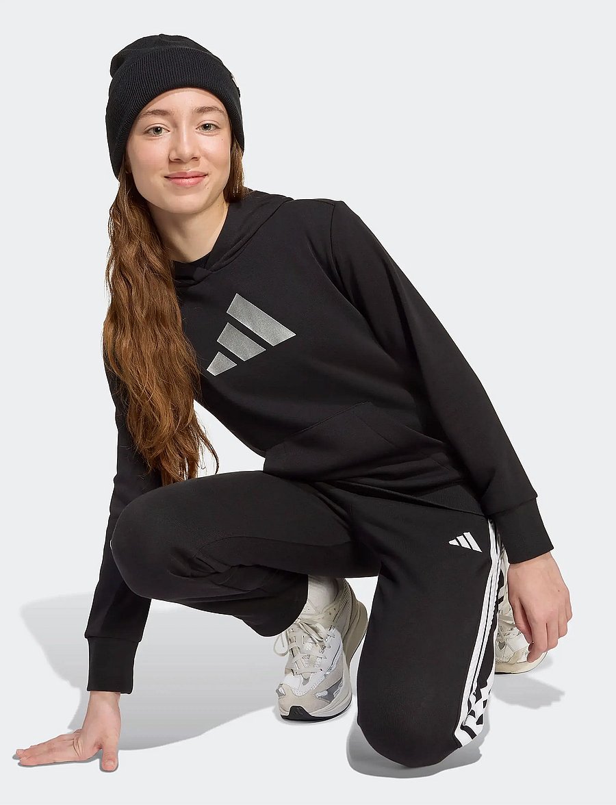 adidas Sportswear - JG GLAM HD - kapuutsiga dressipluusid - black - 3