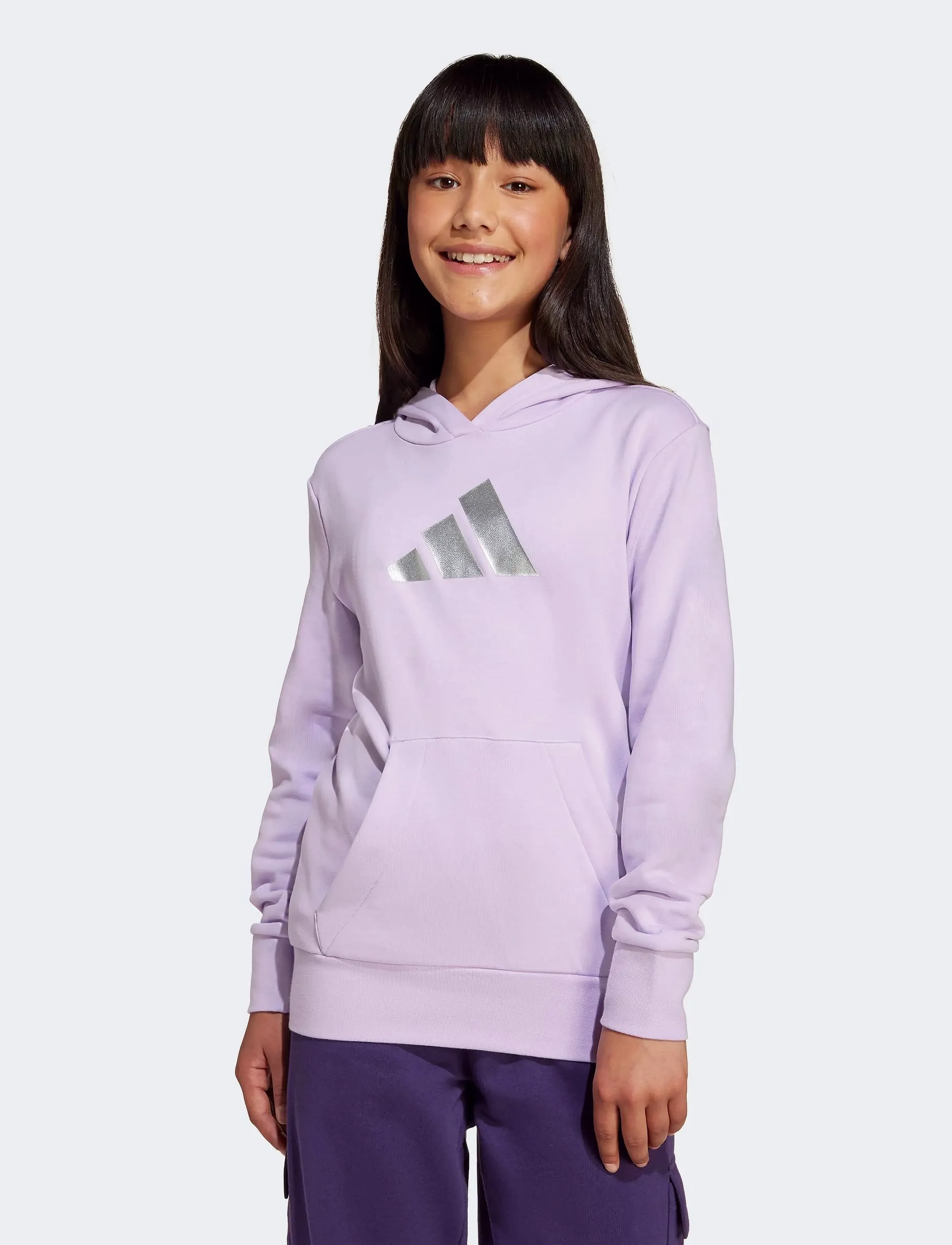 adidas Sportswear JG GLAM HD - Pulls à capuche - POWPLU / purple