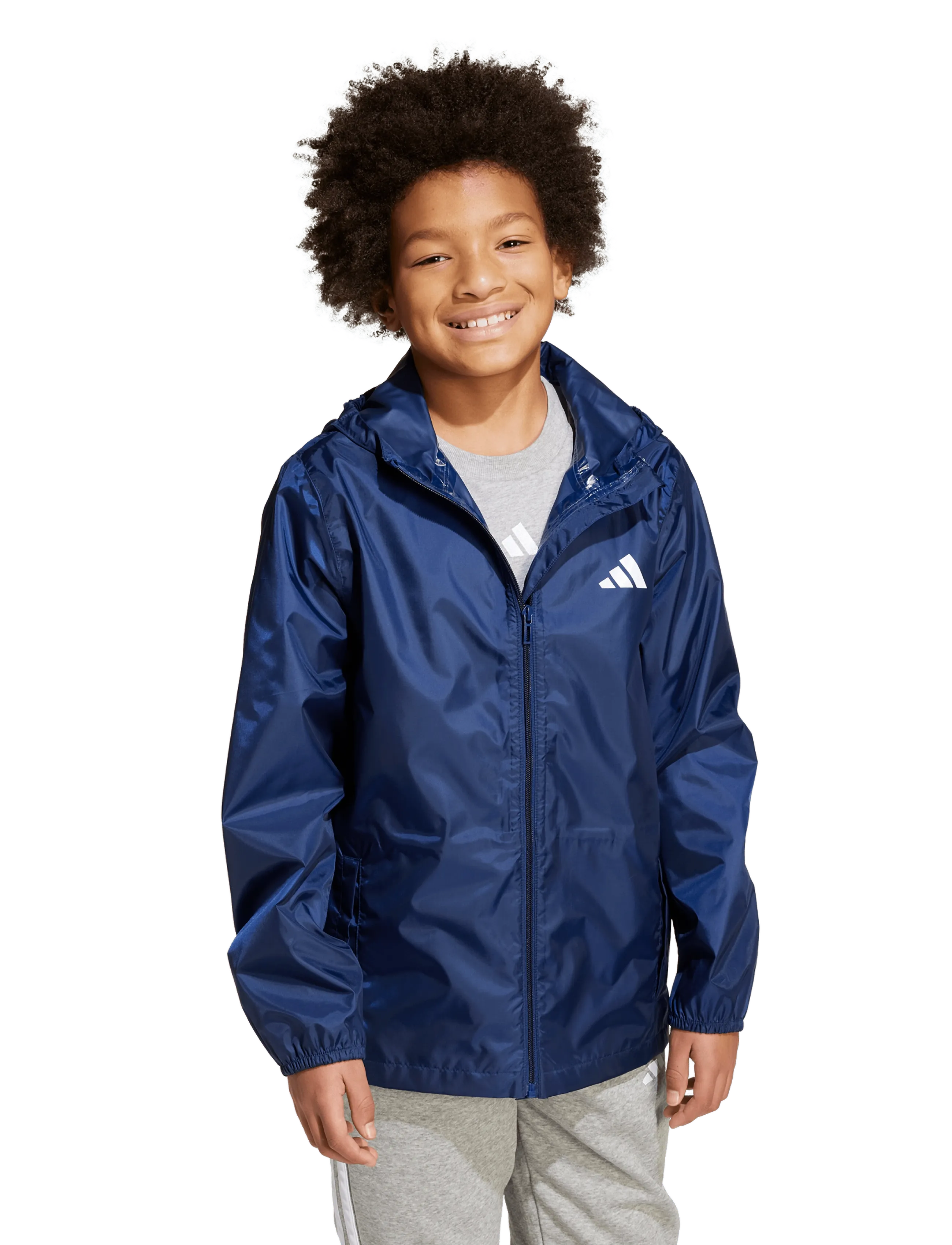 adidas Sportswear - J RAIN JKT - shell- & regenjacken - dkblue - 4