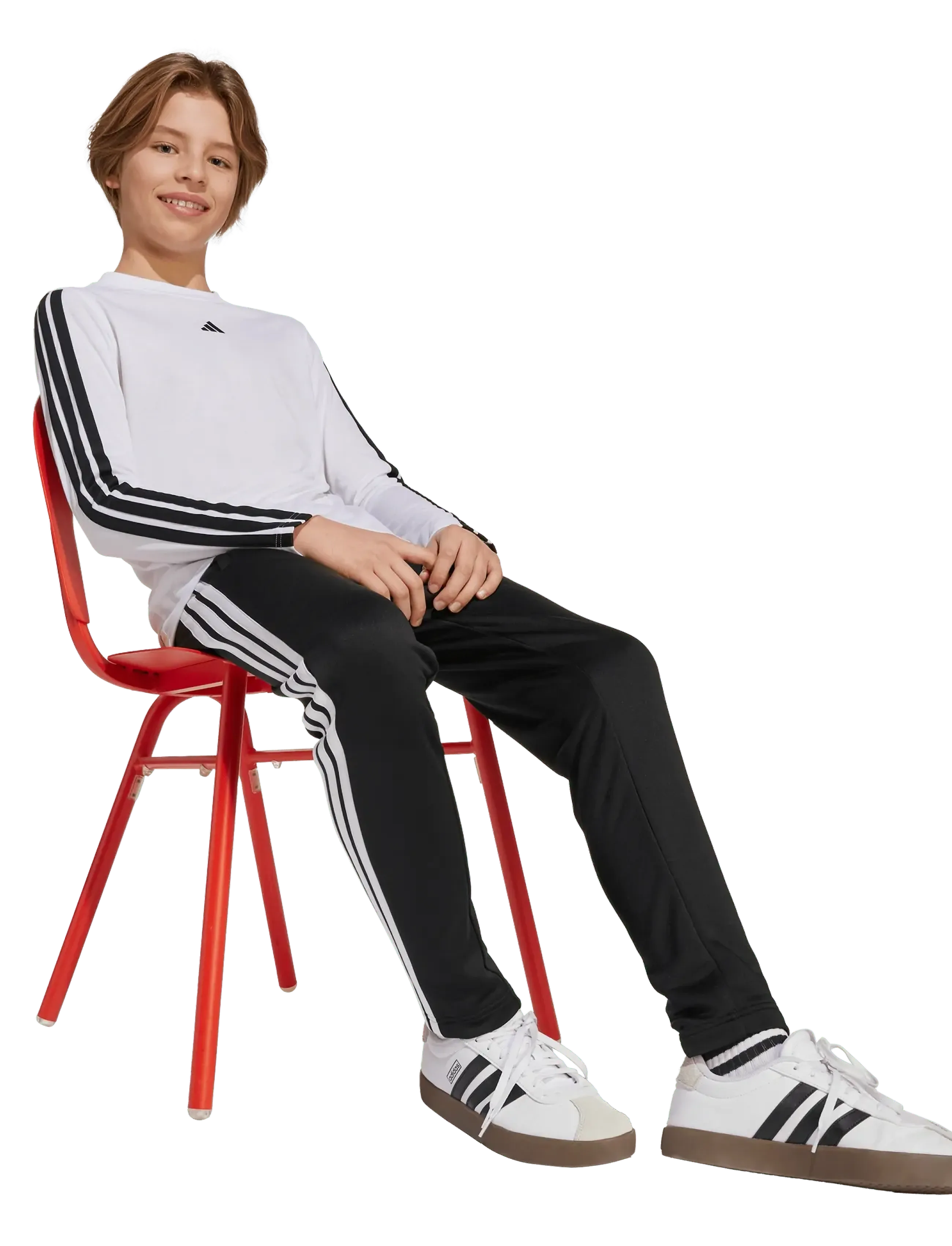 adidas Sportswear U TR-ES 3S PANT - Mjukisbyxor - BLACK / black