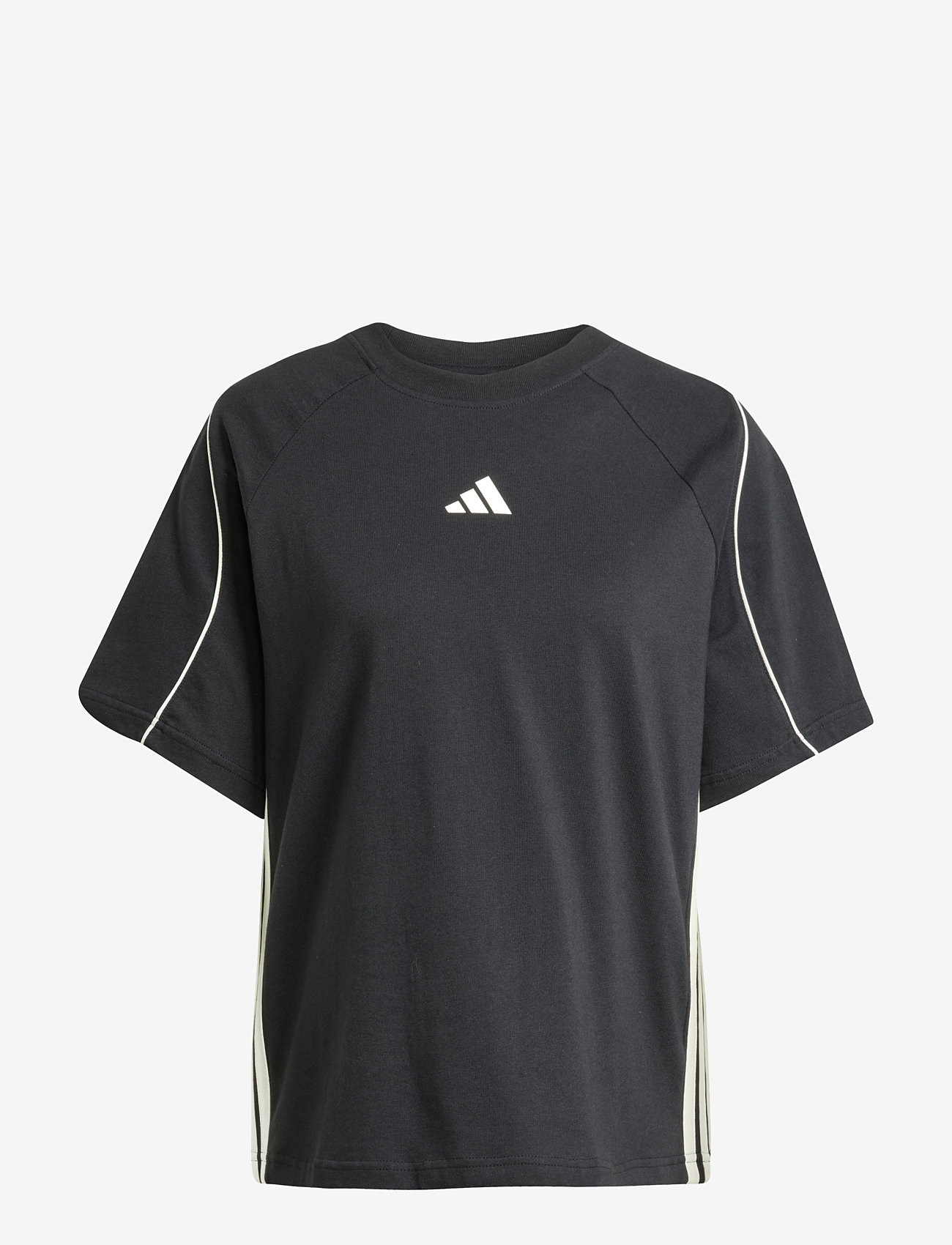 adidas Sportswear - W STADIUM TEE - t-shirts - black/owhite - 1