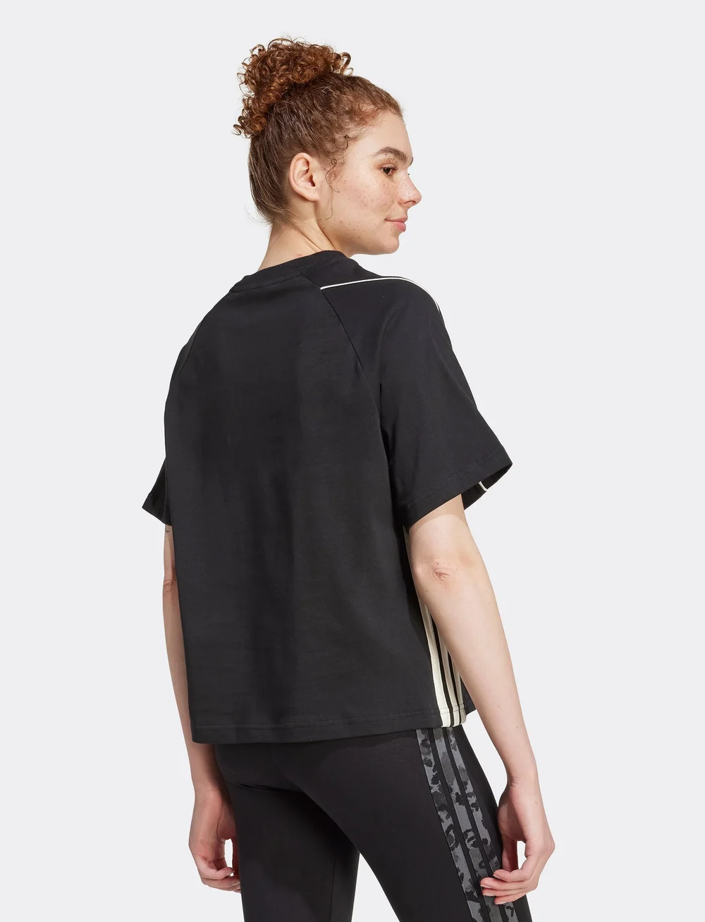 adidas Sportswear - W STADIUM TEE - t-shirts - black/owhite - 2