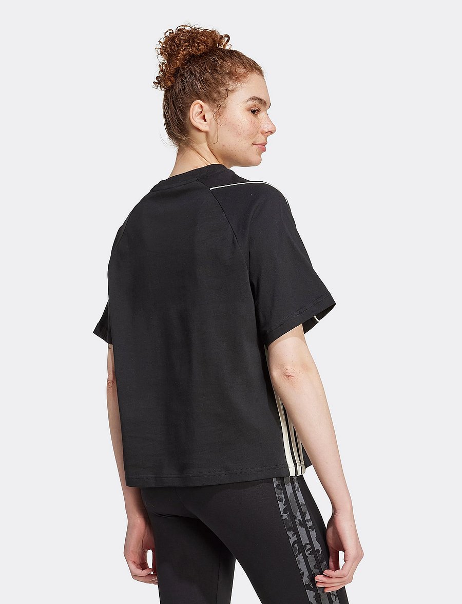 adidas Sportswear - W STADIUM TEE - alussärgid ja t-särgid - black/owhite - 2