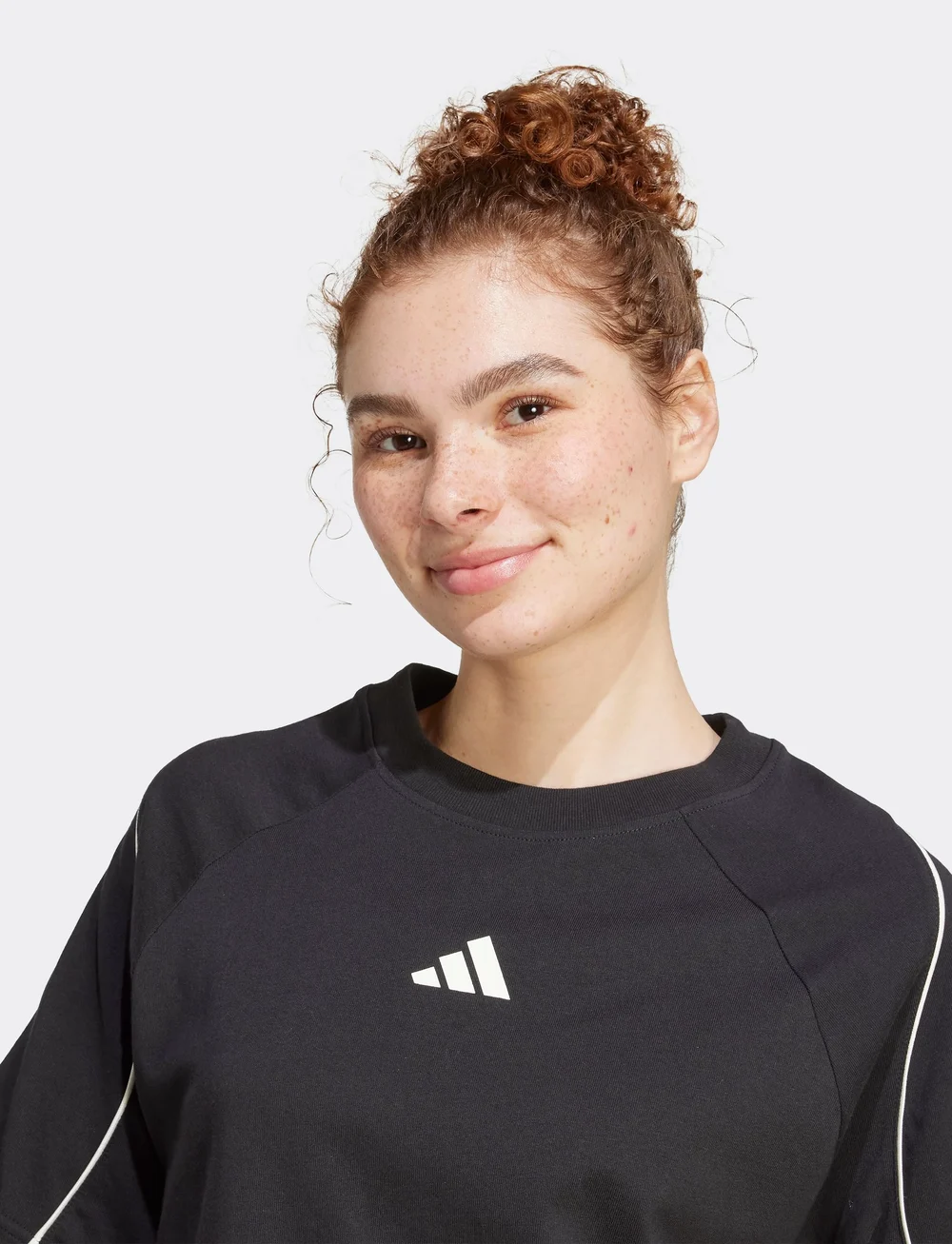 adidas Sportswear - W STADIUM TEE - t-shirts - black/owhite - 4