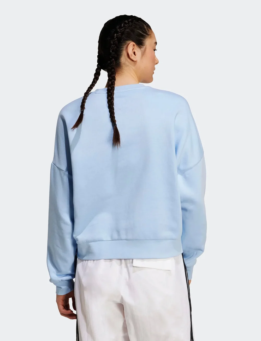 adidas Sportswear - W SL FC SWT - sweatshirts - globlu/white - 5