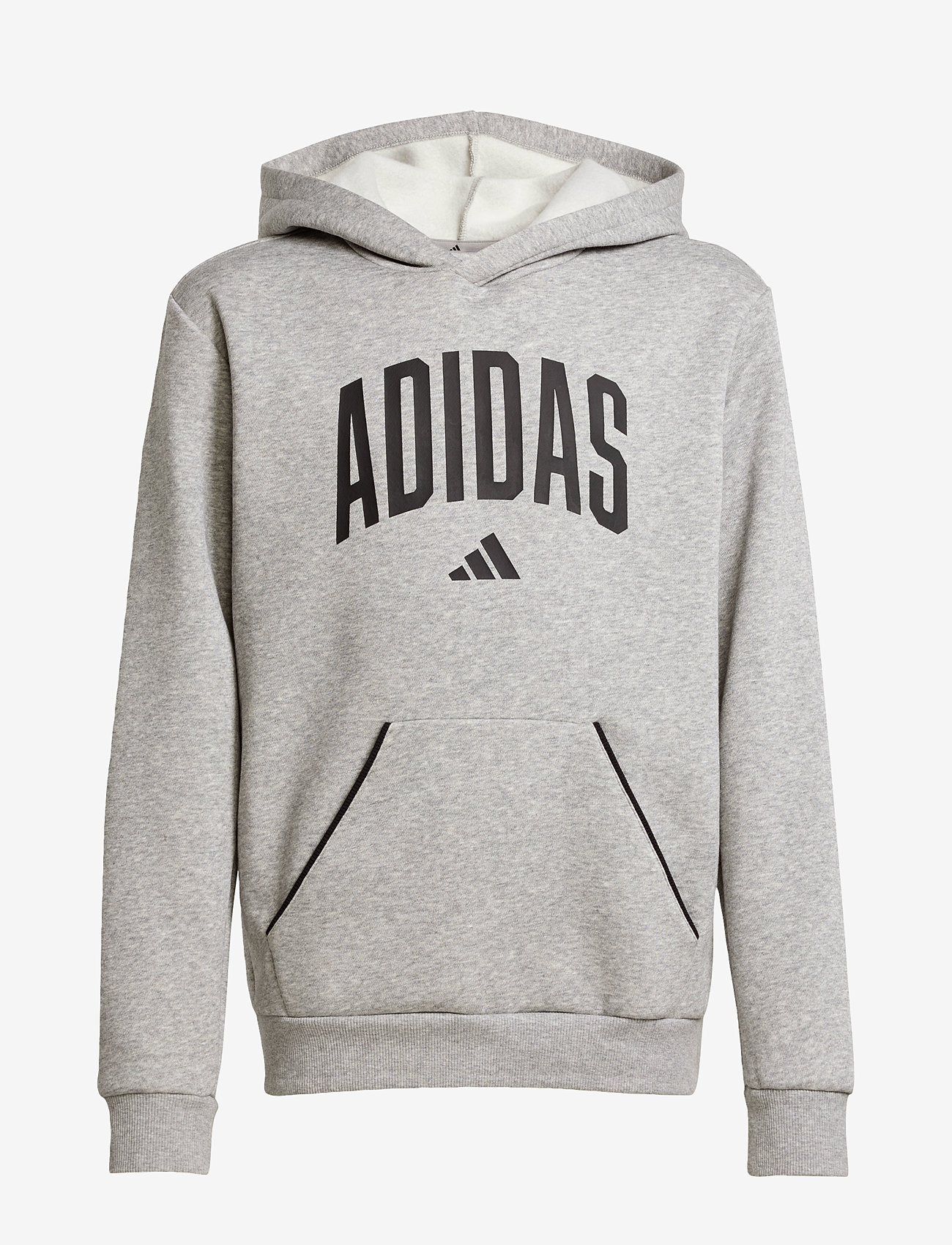 adidas Sportswear - J CLGT OH FL HD - huvtröjor - mgreyh/black - 1