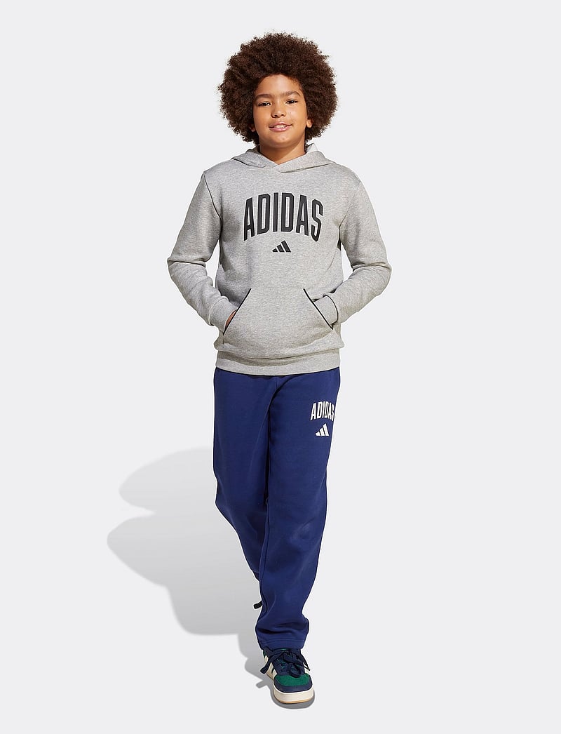 adidas Sportswear - J CLGT OH FL HD - kapuzenpullover - mgreyh/black - 3