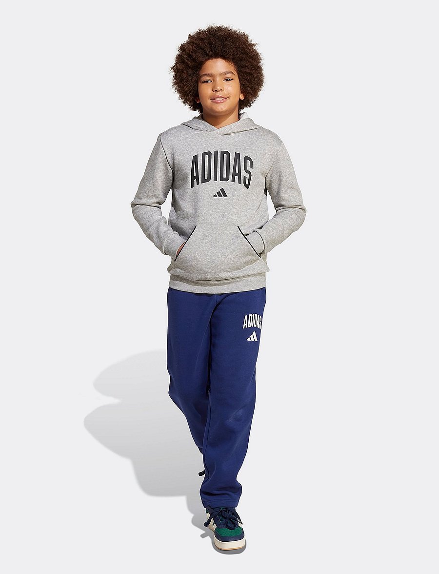 adidas Sportswear - J CLGT OH FL HD - kapuzenpullover - mgreyh/black - 3