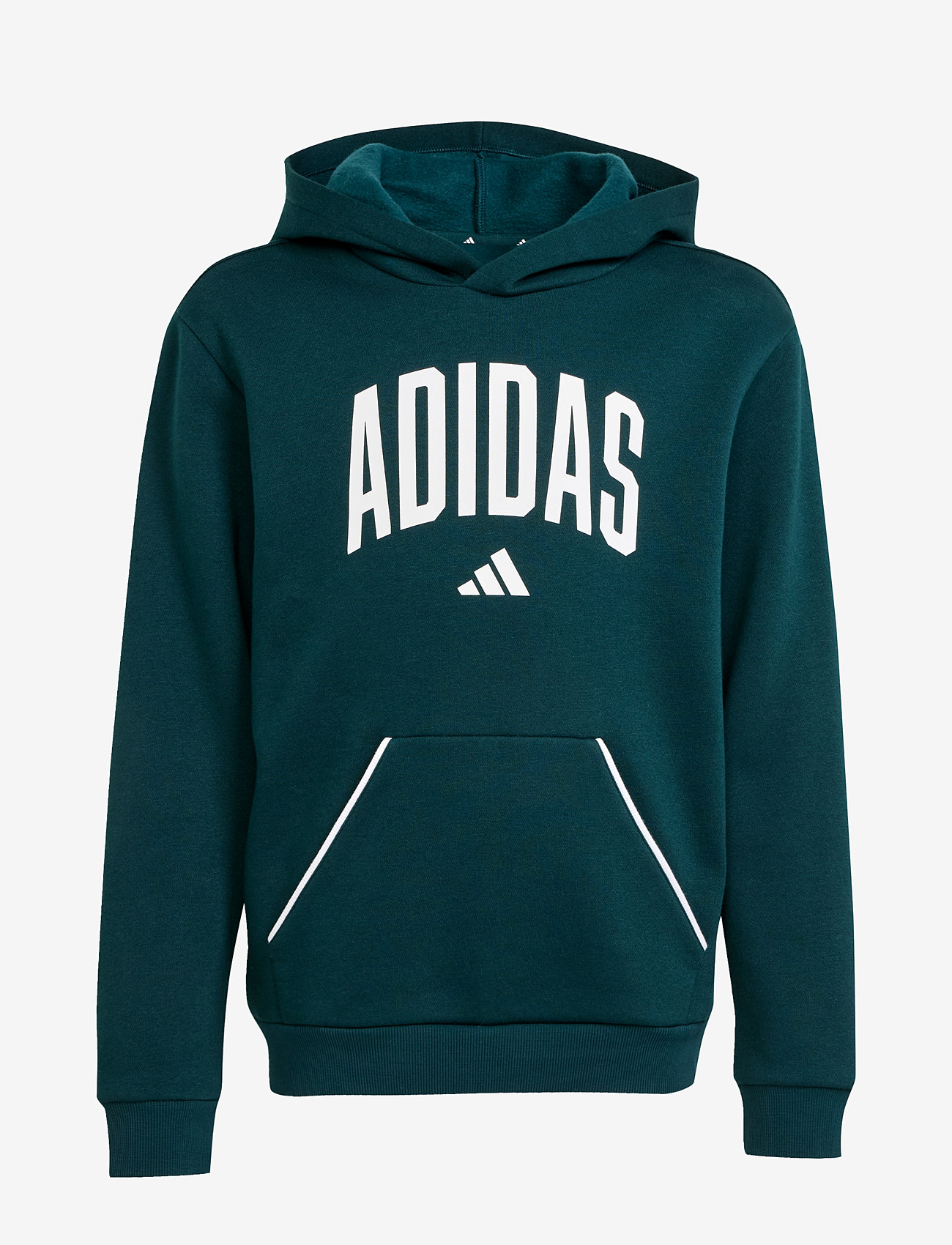 adidas Sportswear - J CLGT OH FL HD - huvtröjor - aurivy/white - 1