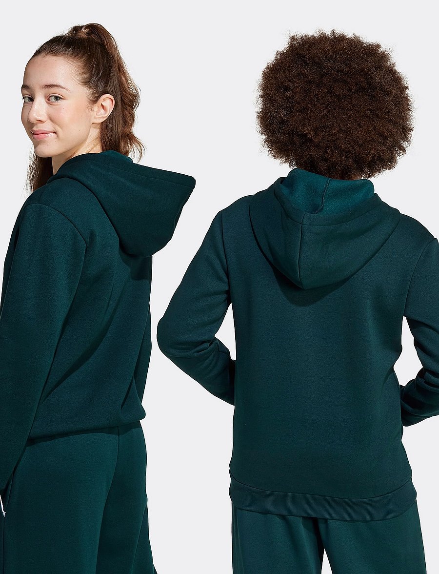 adidas Sportswear - J CLGT OH FL HD - hættetrøjer - aurivy/white - 3