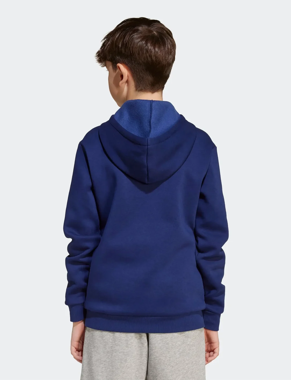 adidas Sportswear - J CLGT OH FL HD - kapuutsiga dressipluusid - dkblue/white - 3