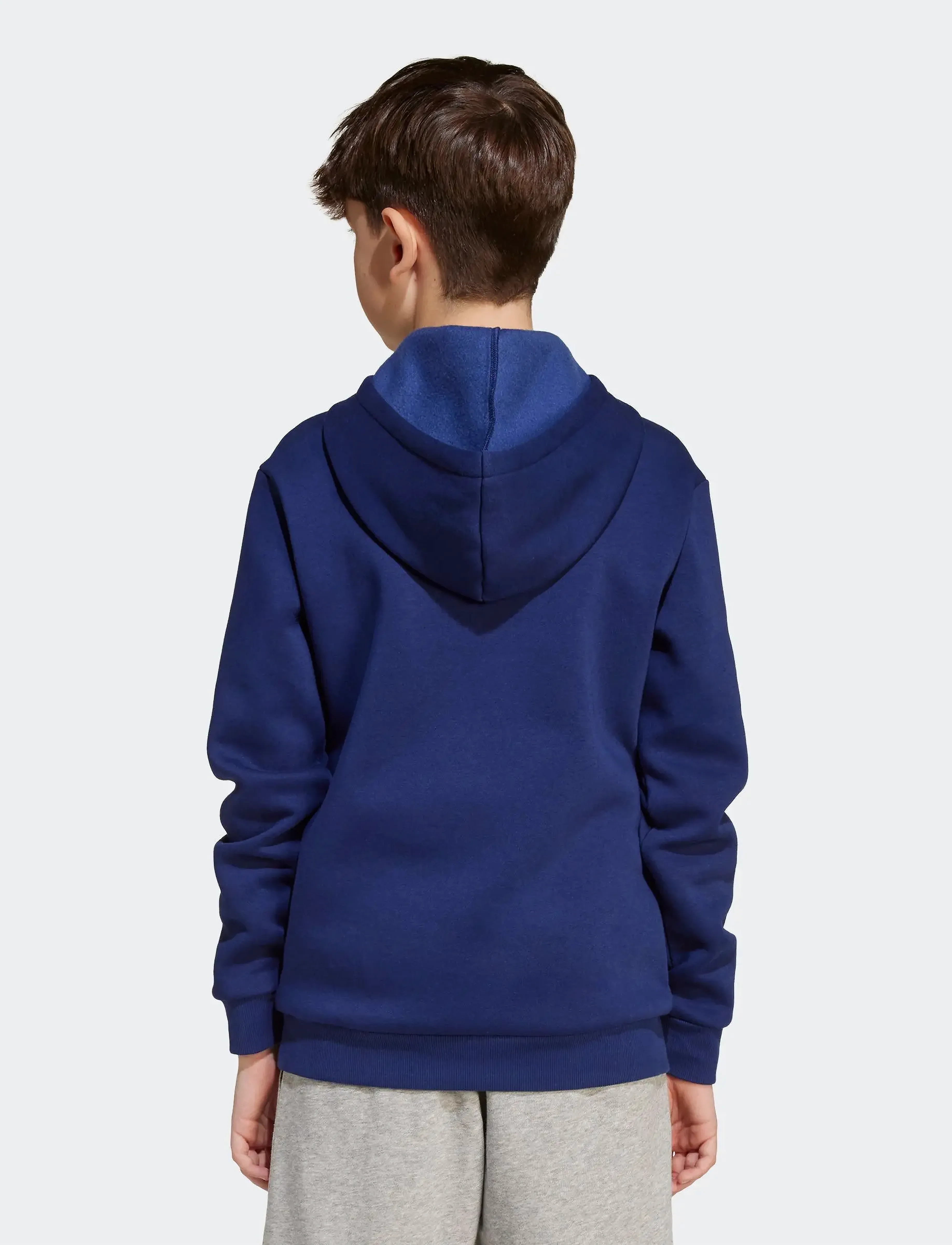 adidas Sportswear - J CLGT OH FL HD - hættetrøjer - dkblue/white - 3