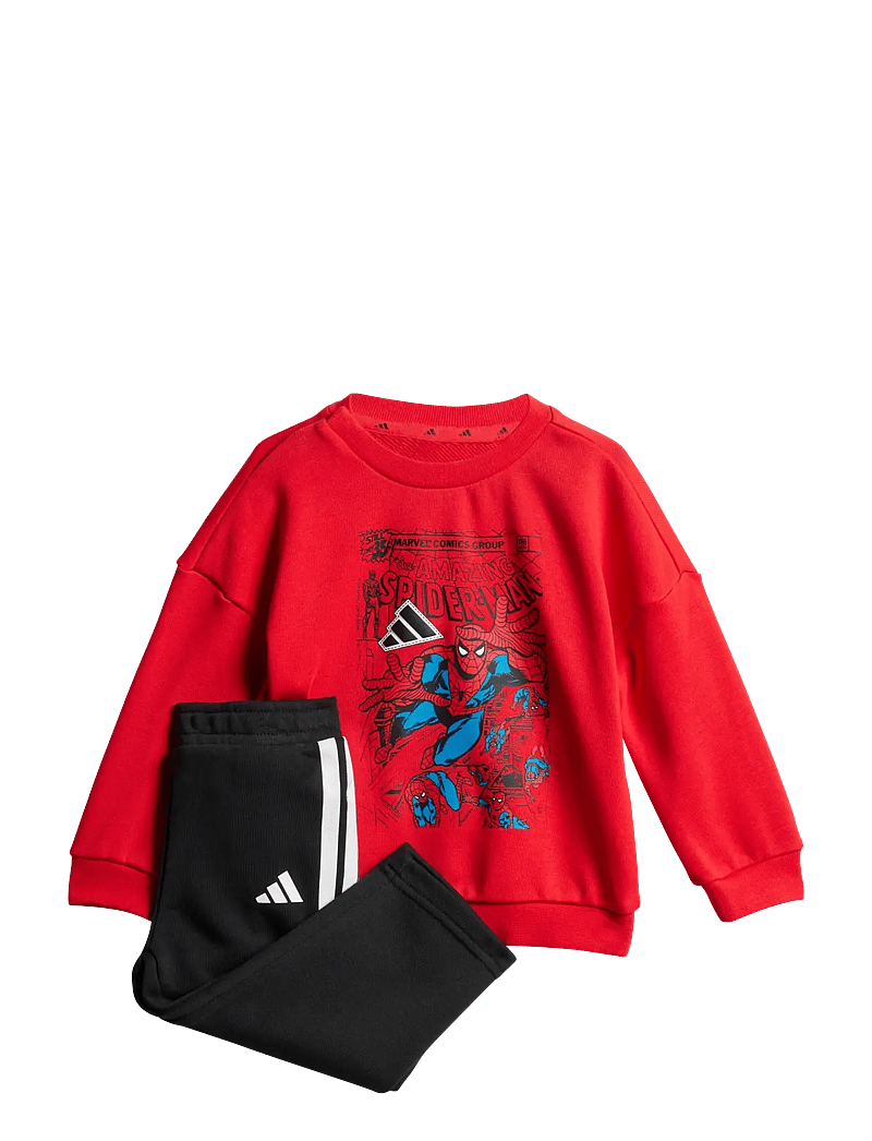 adidas Sportswear - I MRVL SM JOG - komplekti ar t-kreklu ar garām piedurknēm - purrub/white - 0