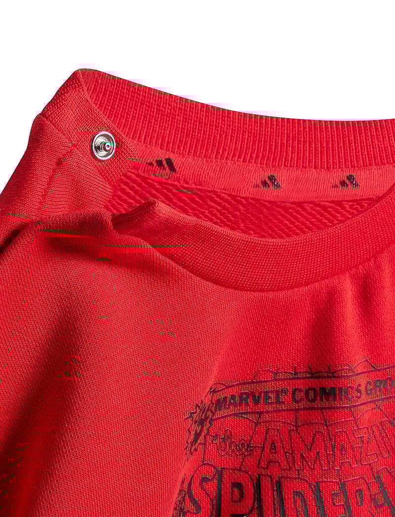 adidas Sportswear - I MRVL SM JOG - komplekti ar t-kreklu ar garām piedurknēm - purrub/white - 4