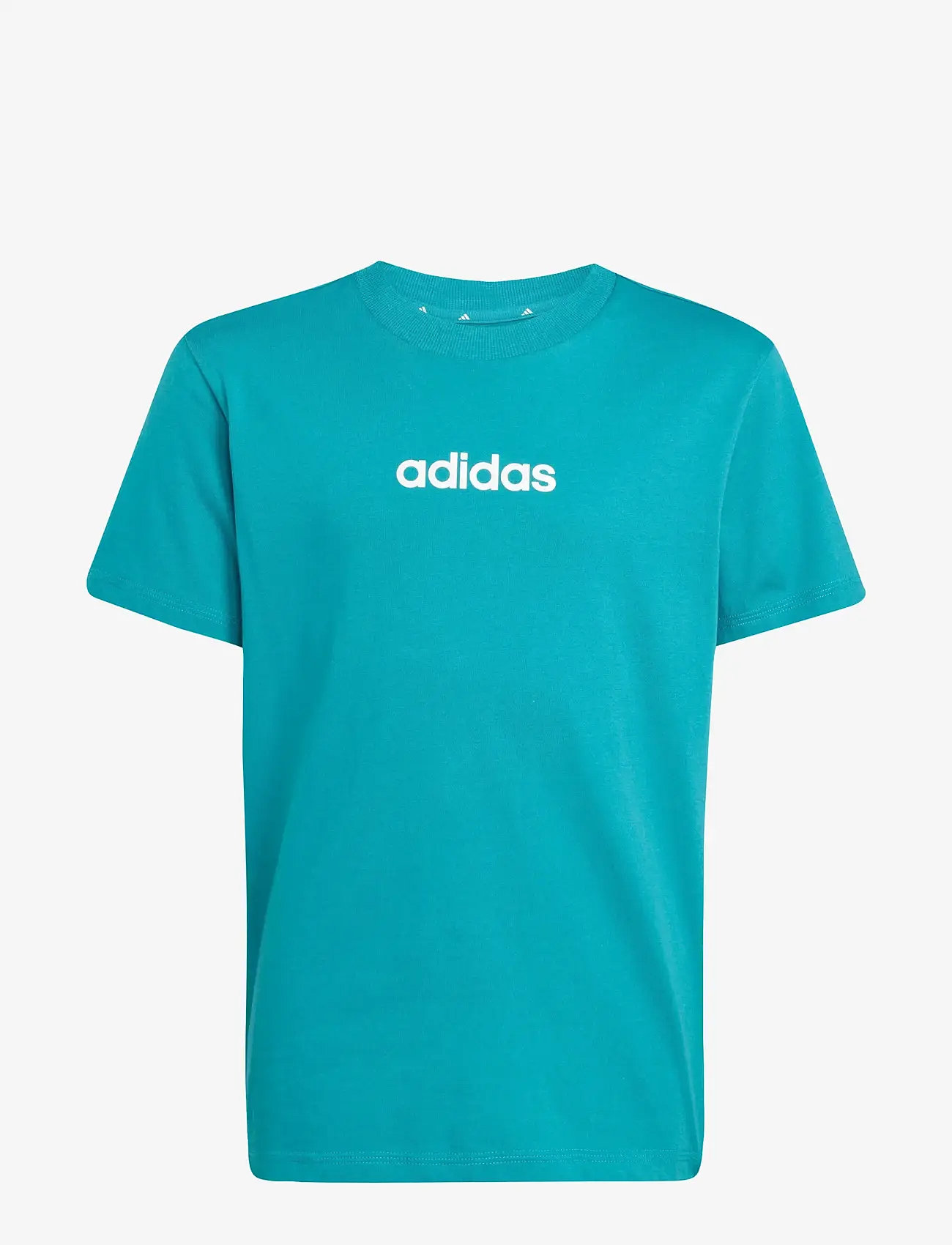 adidas Sportswear - J LIN TEE 160 - krótki rękaw - purtea/white - 1