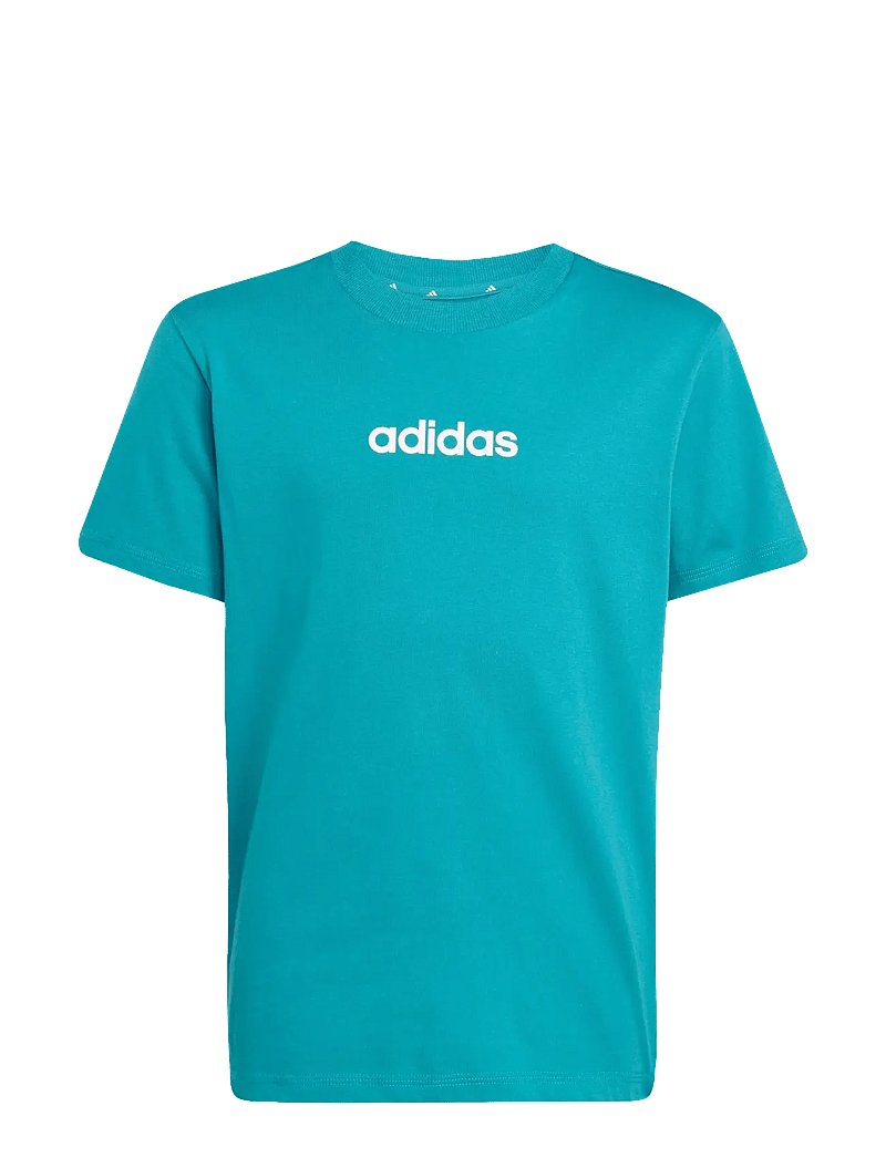 adidas Sportswear - J LIN TEE 160 - krótki rękaw - purtea/white - 1