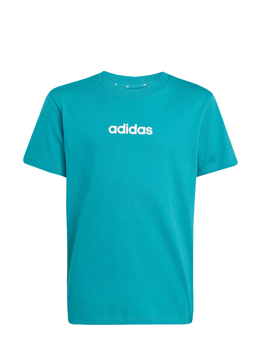 adidas Sportswear - J LIN TEE 160 - kortärmade t-shirts - purtea/white - 1