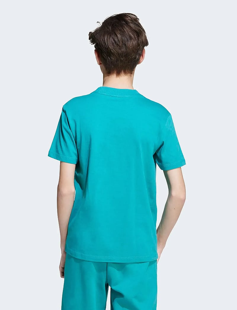 adidas Sportswear - J LIN TEE 160 - krótki rękaw - purtea/white - 3