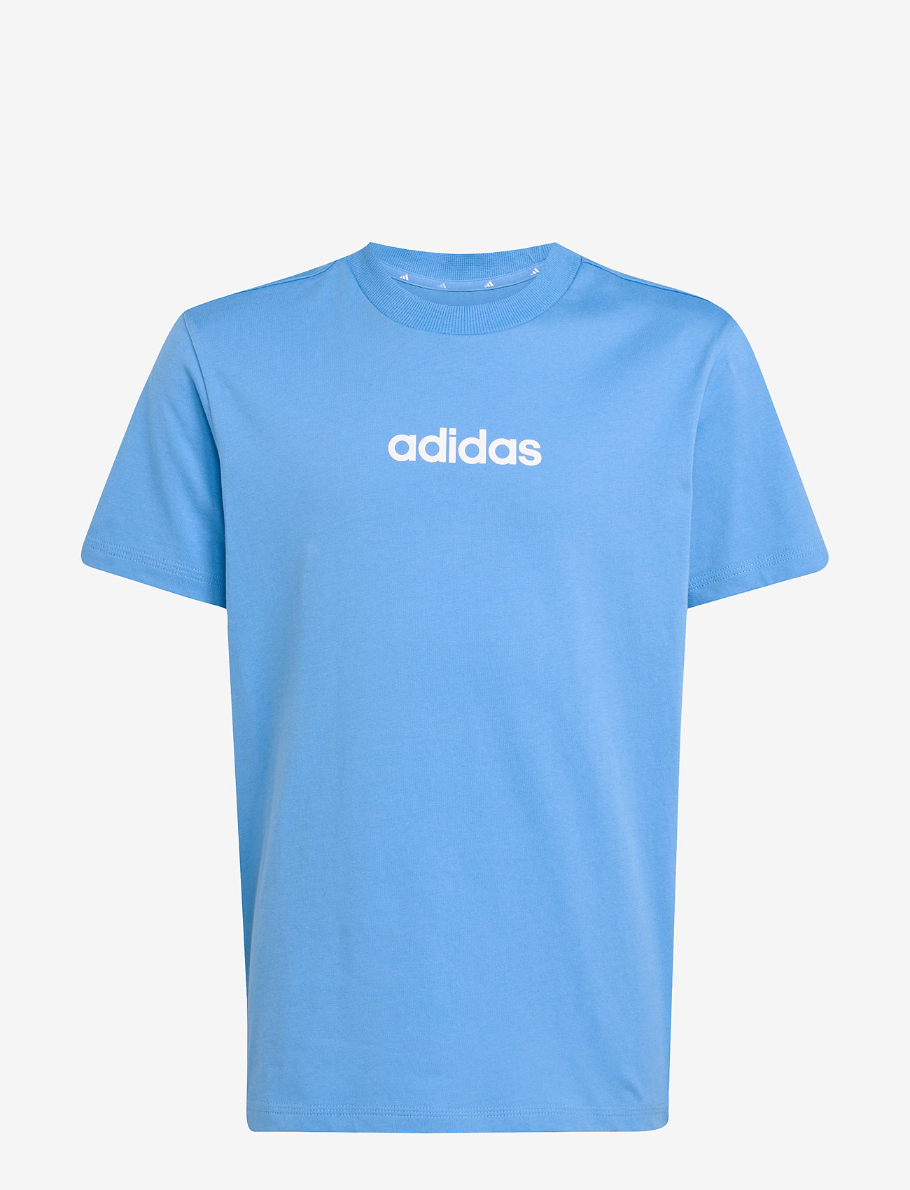 adidas Sportswear - J LIN TEE 160 - kortærmede t-shirts - blufus/white - 1