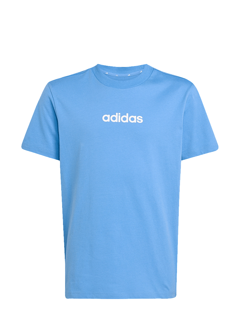 adidas Sportswear - J LIN TEE 160 - kortærmede t-shirts - blufus/white - 1