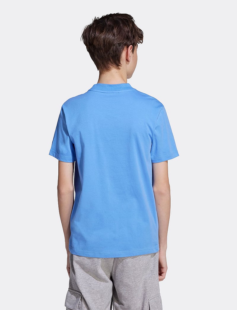 adidas Sportswear - J LIN TEE 160 - kortærmede t-shirts - blufus/white - 4