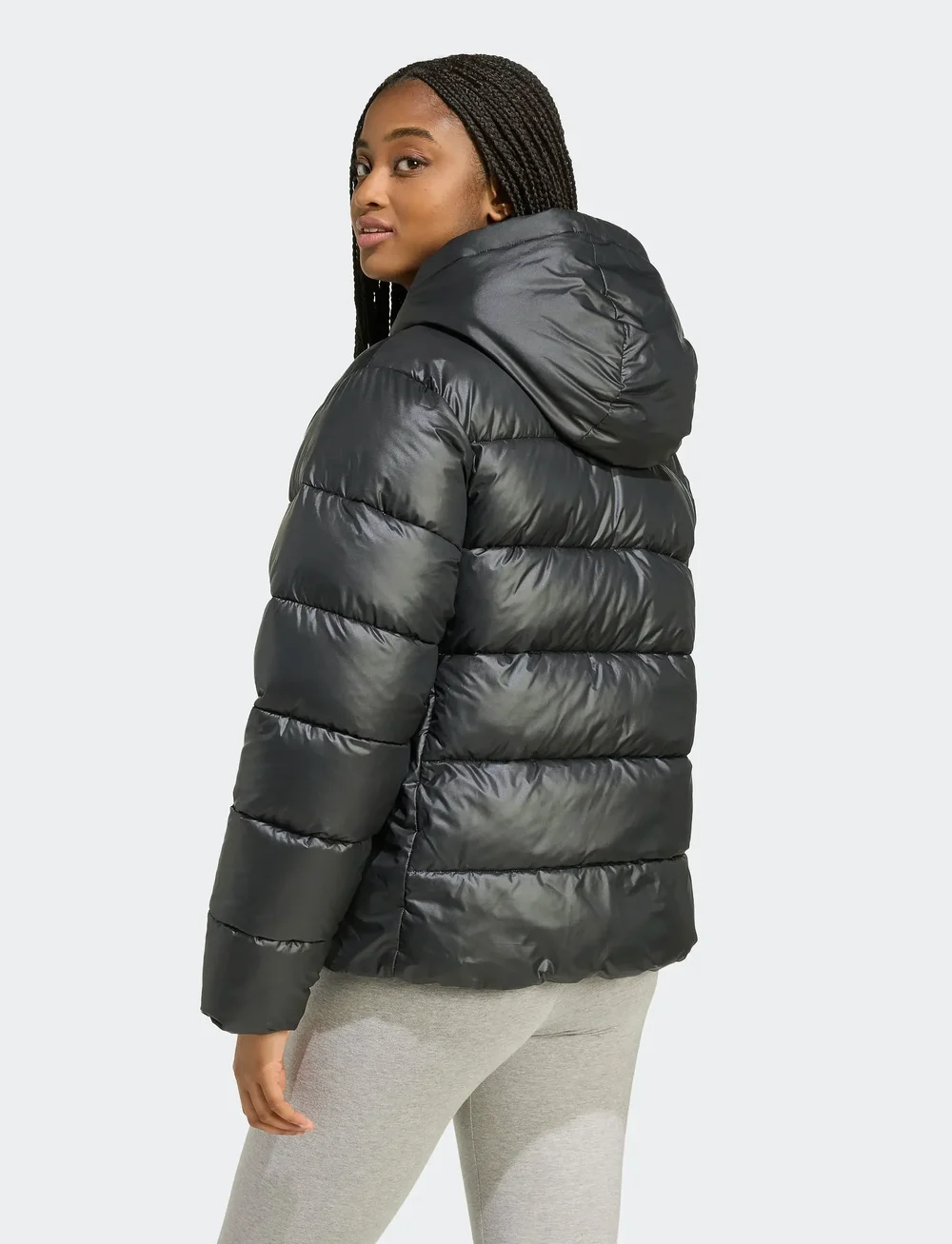 adidas Sportswear - W ESS SD P HD J - utejakker - black - 5