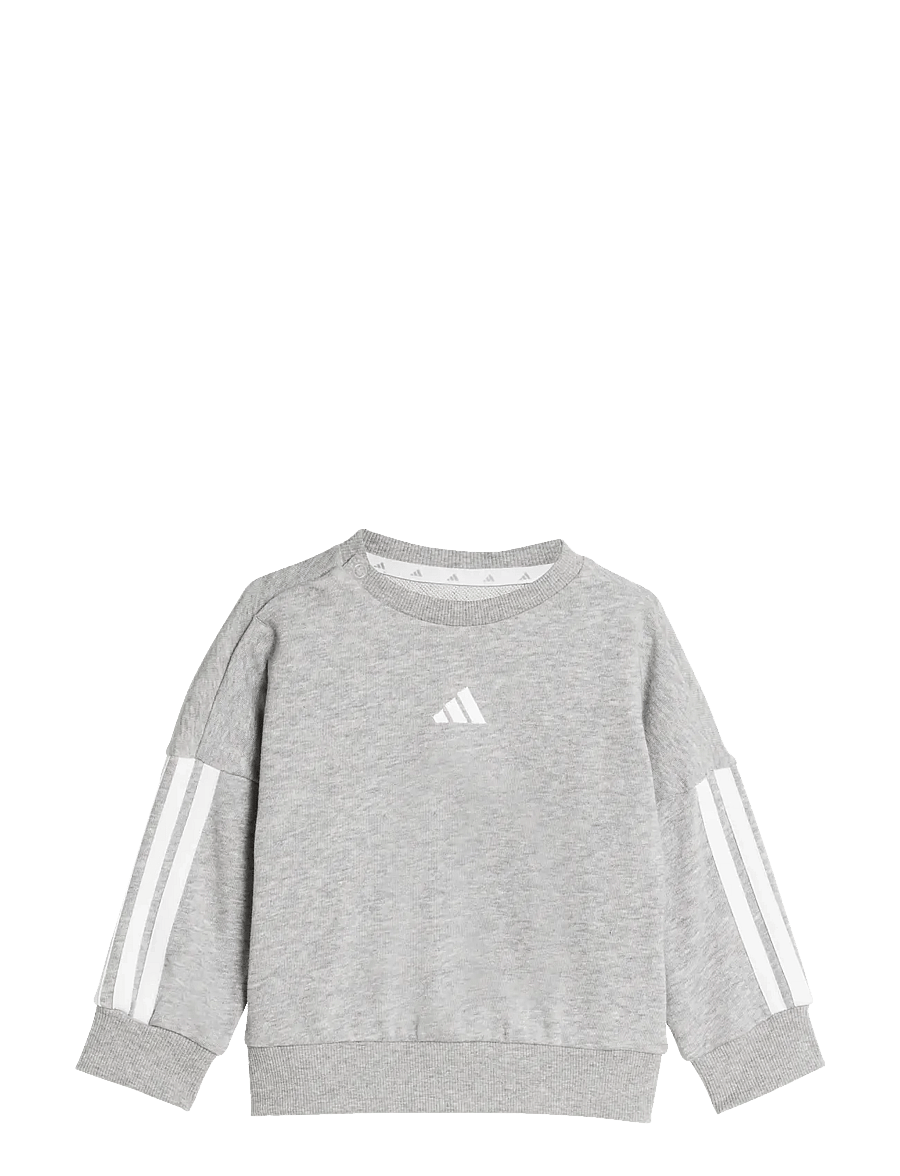 adidas Sportswear - I 3S FT JOG 240 - joggingsæt - mgreyh/white - 2