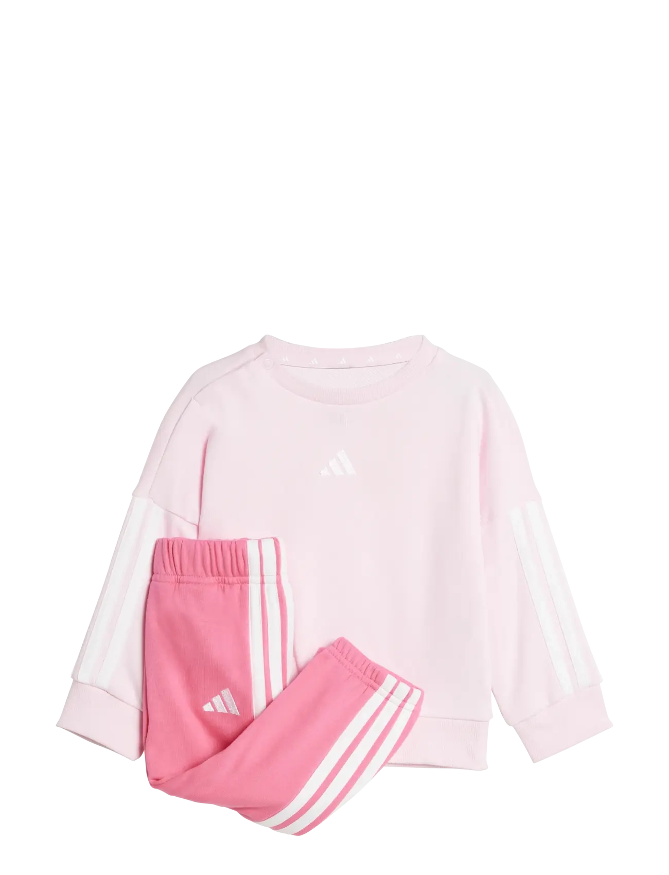 adidas Sportswear I 3S FT JOG 240 - Riided - CLPINK/WHITE/WHITE / pink/rose