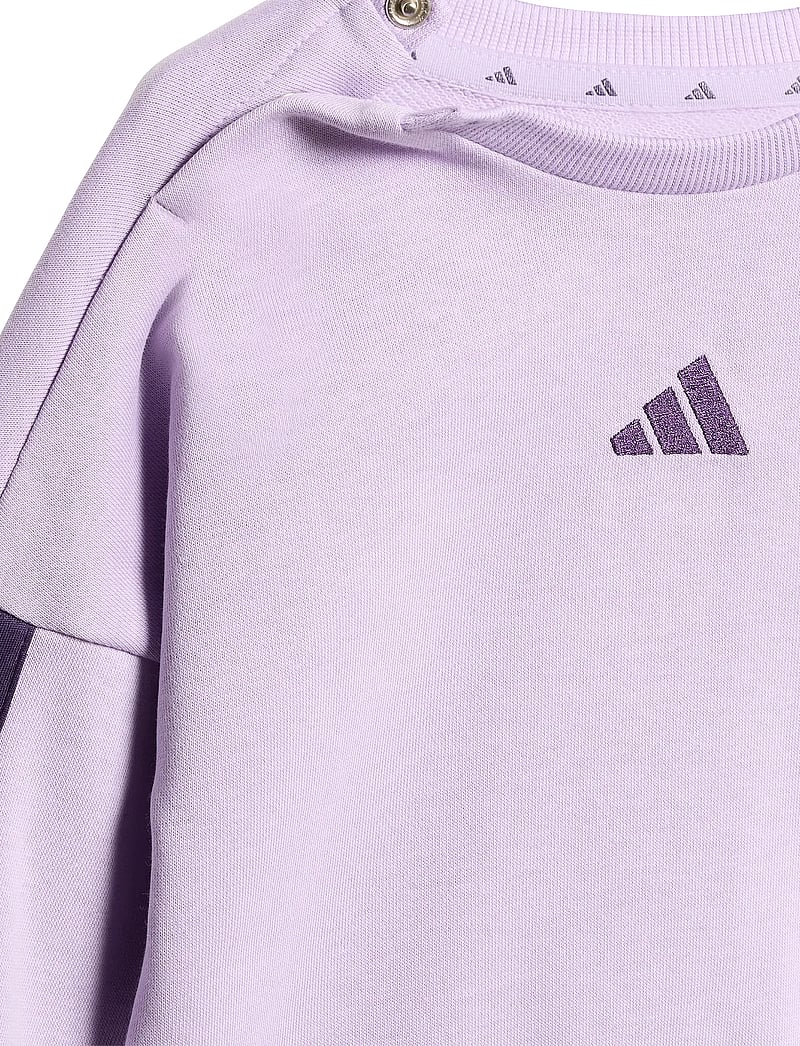 adidas Sportswear - I 3S FT JOG 240 - trainingsanzug - powplu/aurplu - 4