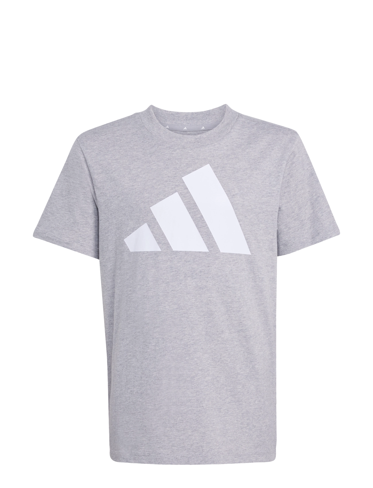 adidas Sportswear J BL TEE 160 - App deal - MGREYH/WHITE / grey
