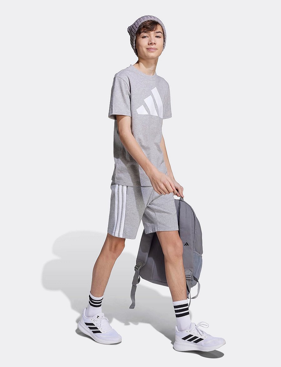 adidas Sportswear - J BL TEE 160 - sportoberteile - mgreyh/white - 4