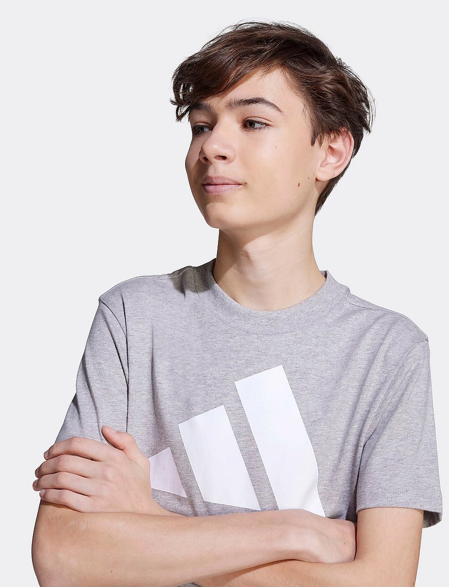 adidas Sportswear - J BL TEE 160 - sportoberteile - mgreyh/white - 5