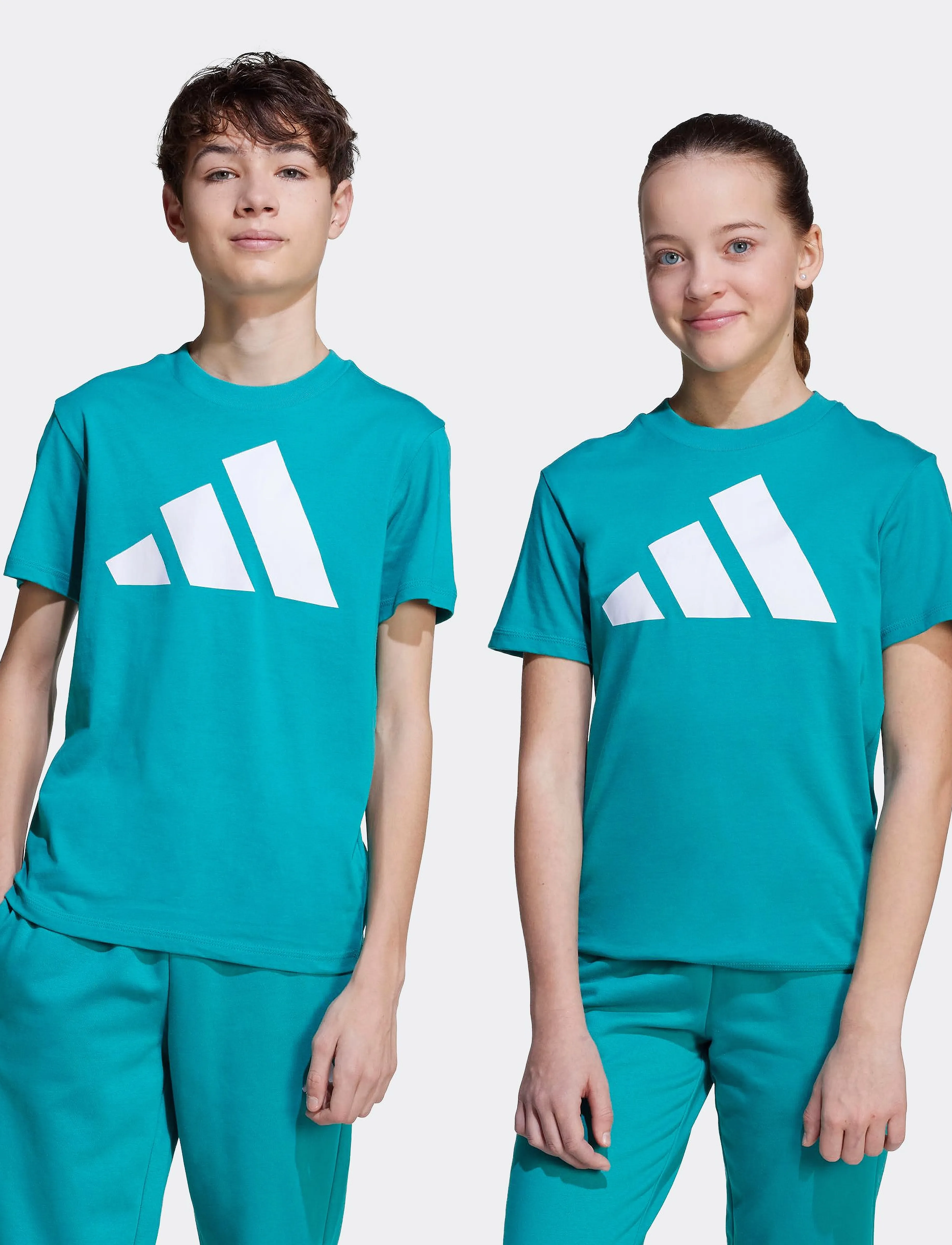 adidas Sportswear - J BL TEE 160 - sportoberteile - purtea/white - 3