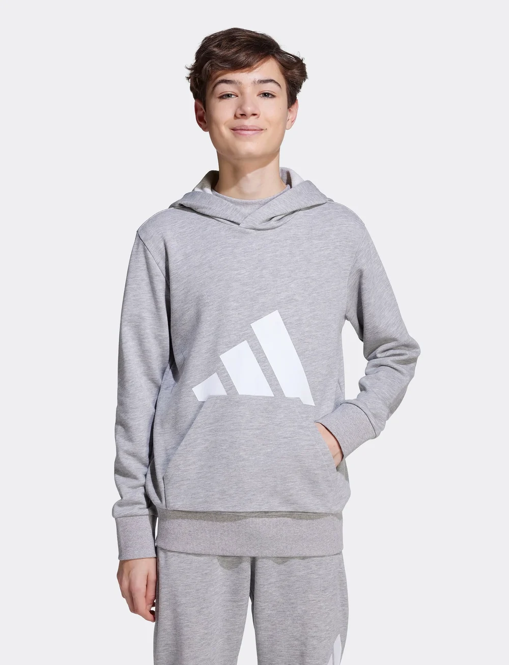 adidas Sportswear - J BL FT HD 280 - kapuzenpullover - mgreyh/white - 2