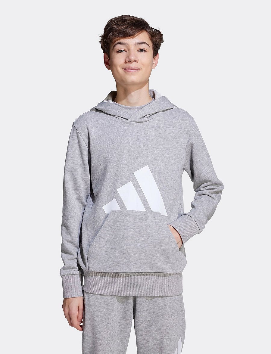 adidas Sportswear - J BL FT HD 280 - kapuutsiga dressipluusid - mgreyh/white - 2