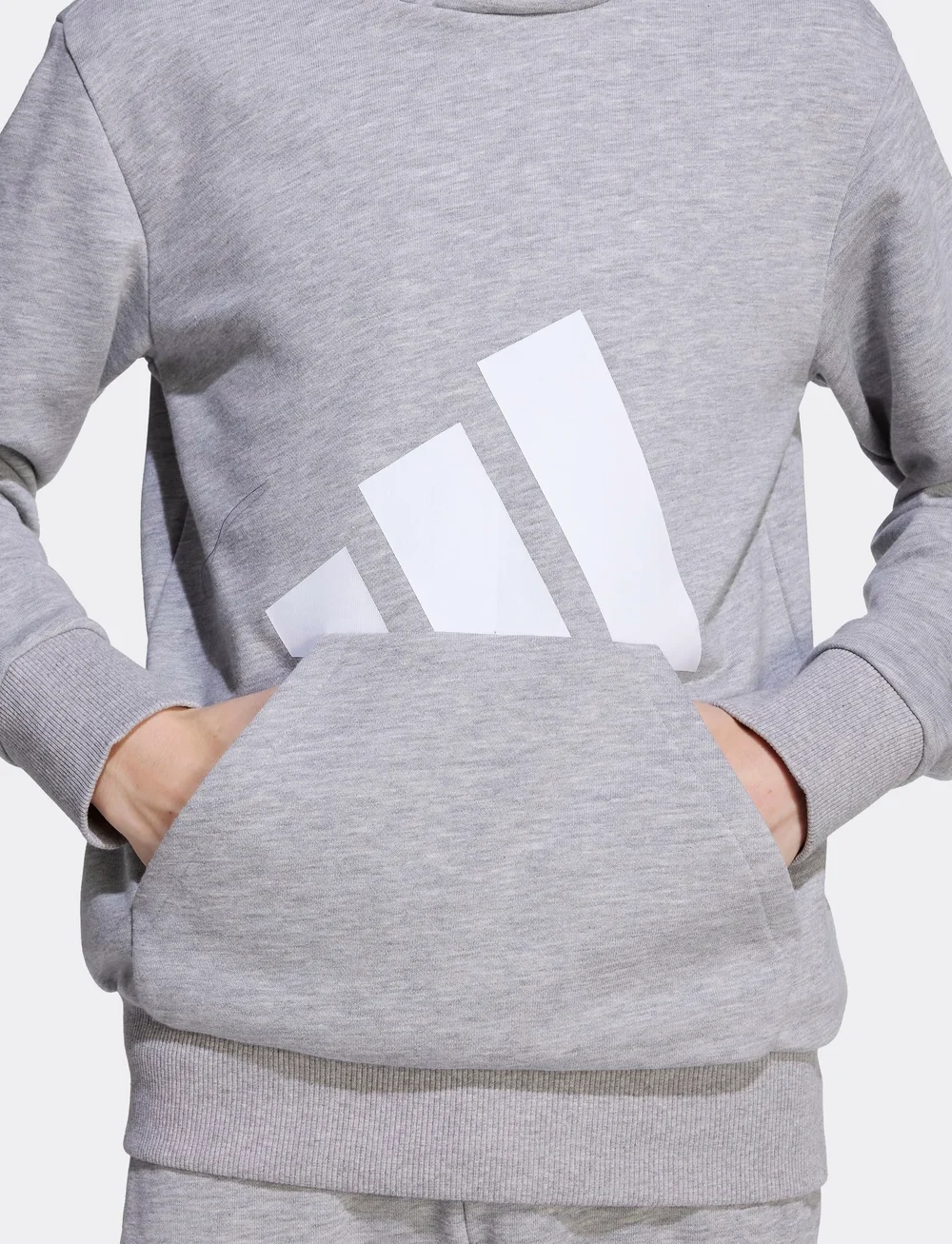 adidas Sportswear - J BL FT HD 280 - kapuzenpullover - mgreyh/white - 3