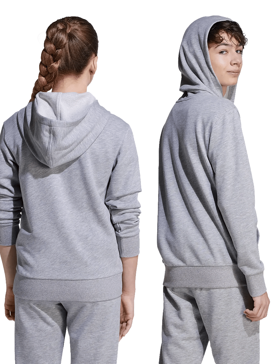 adidas Sportswear - J BL FT HD 280 - hættetrøjer - mgreyh/white - 3