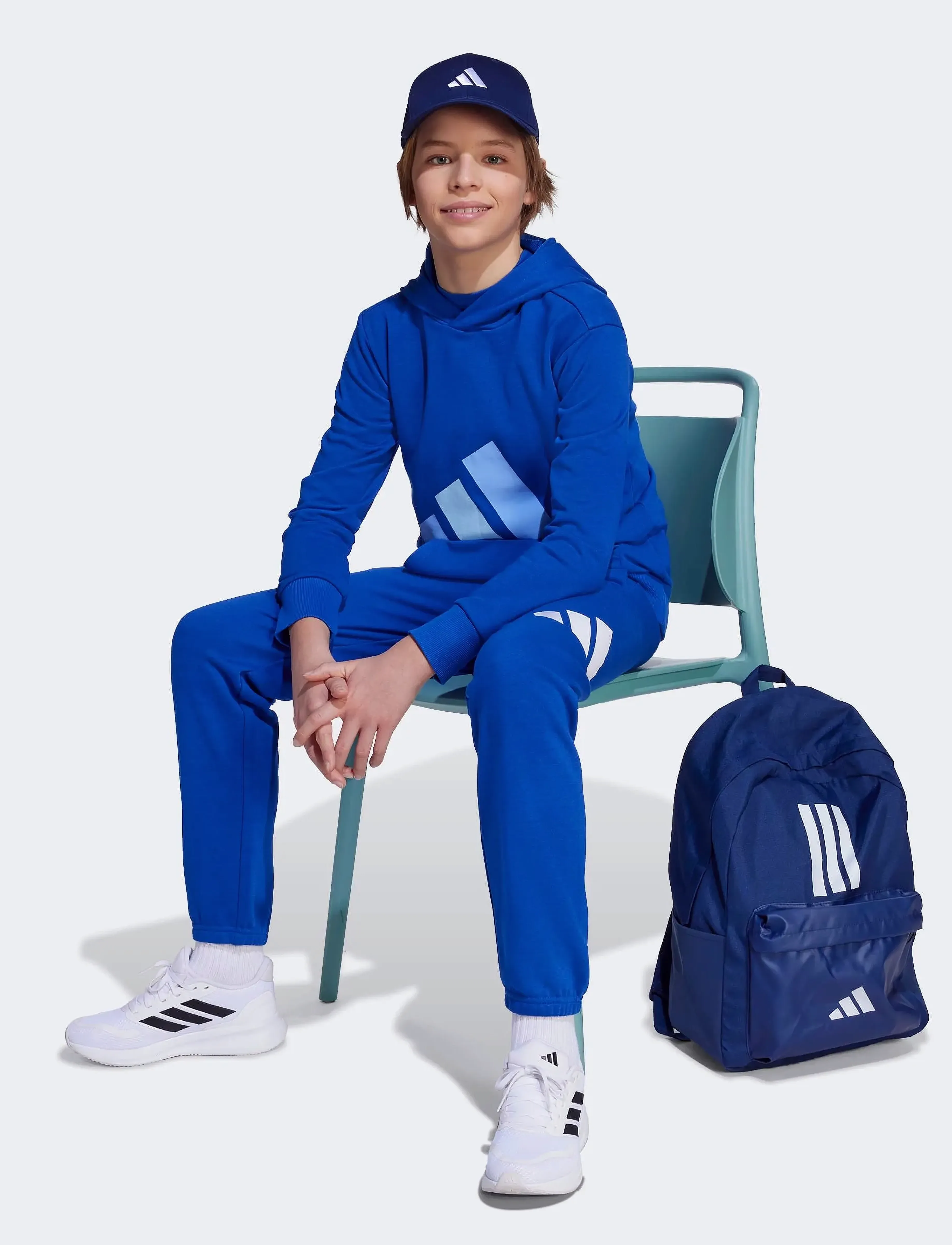 adidas Sportswear J BL FT HD 280 - Sweatshirts & Hættetrøjer - ROYBLU/BLUFUS/GLOBLU / blue