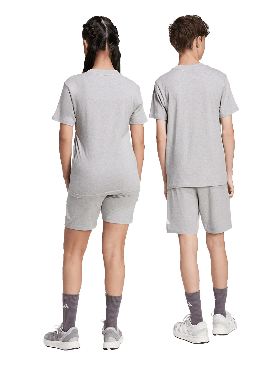 adidas Sportswear - J BL KN SH 210 - lühikesed dressipüksid - mgreyh/white - 5