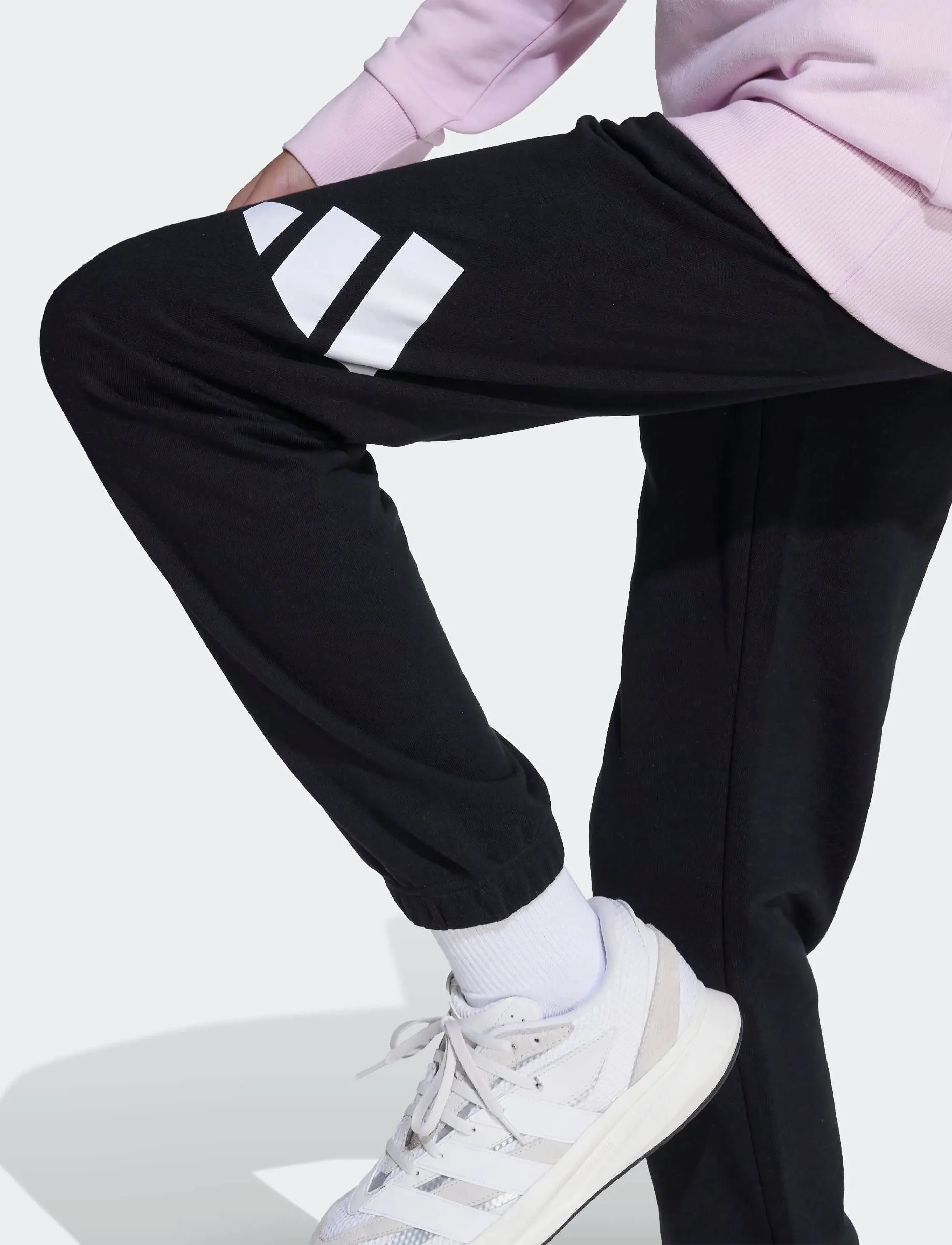 adidas Sportswear - J BL FT JOG 240 - clpink/white - 3