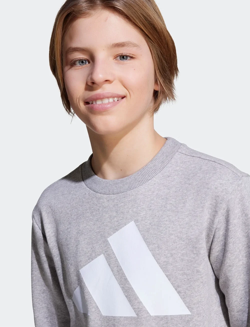 adidas Sportswear - J BL FL JOG 240 - træningsbukser - mgreyh/white - 4