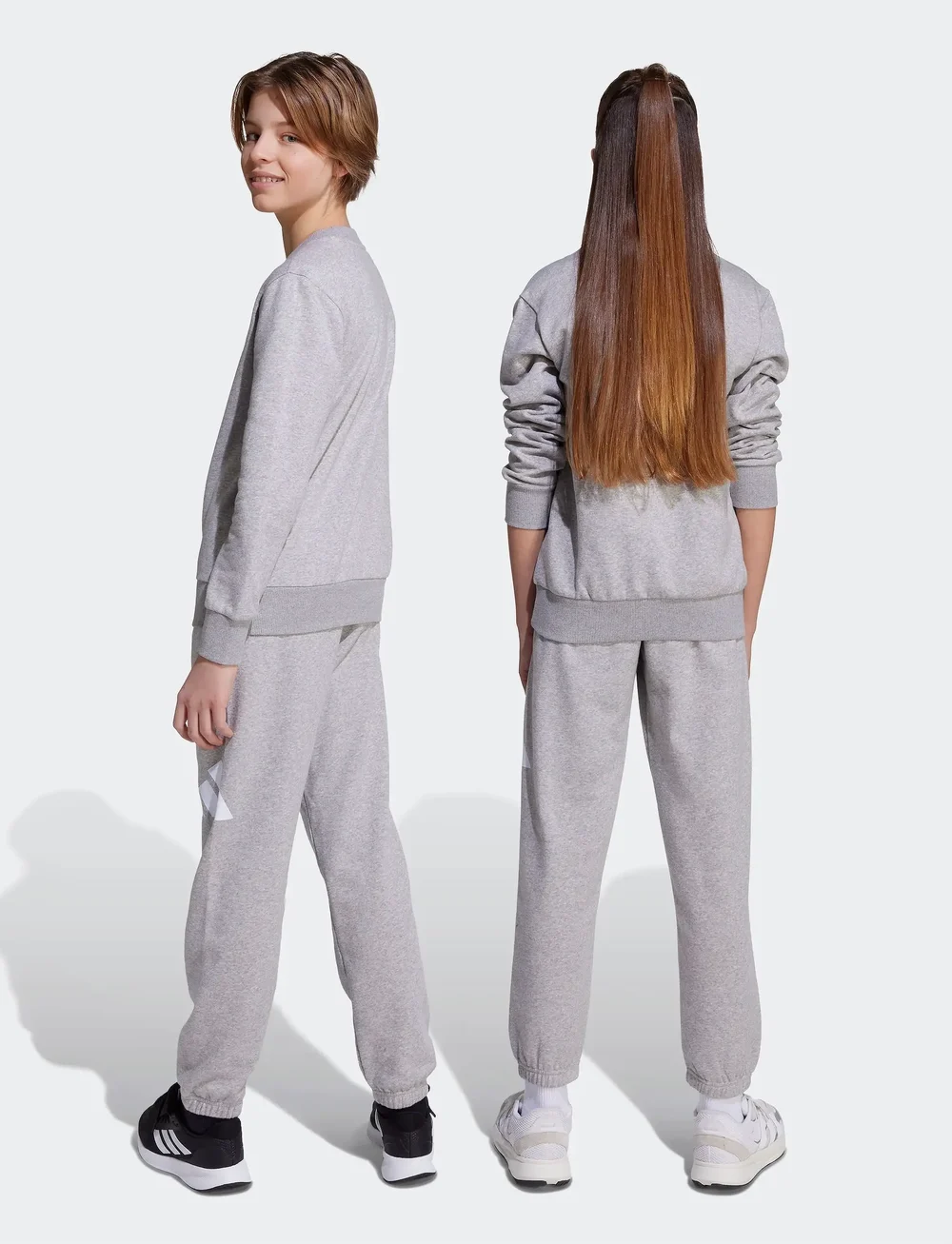 adidas Sportswear - J BL FL JOG 240 - træningsbukser - mgreyh/white - 5