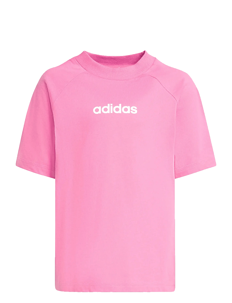 adidas Sportswear - LK LIN TEE 160 - lühikeste varrukatega t-särgid - pnkfus/white - 1