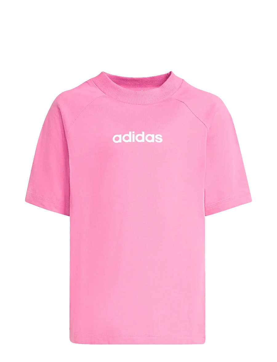 adidas Sportswear - LK LIN TEE 160 - kurzärmelig - pnkfus/white - 1