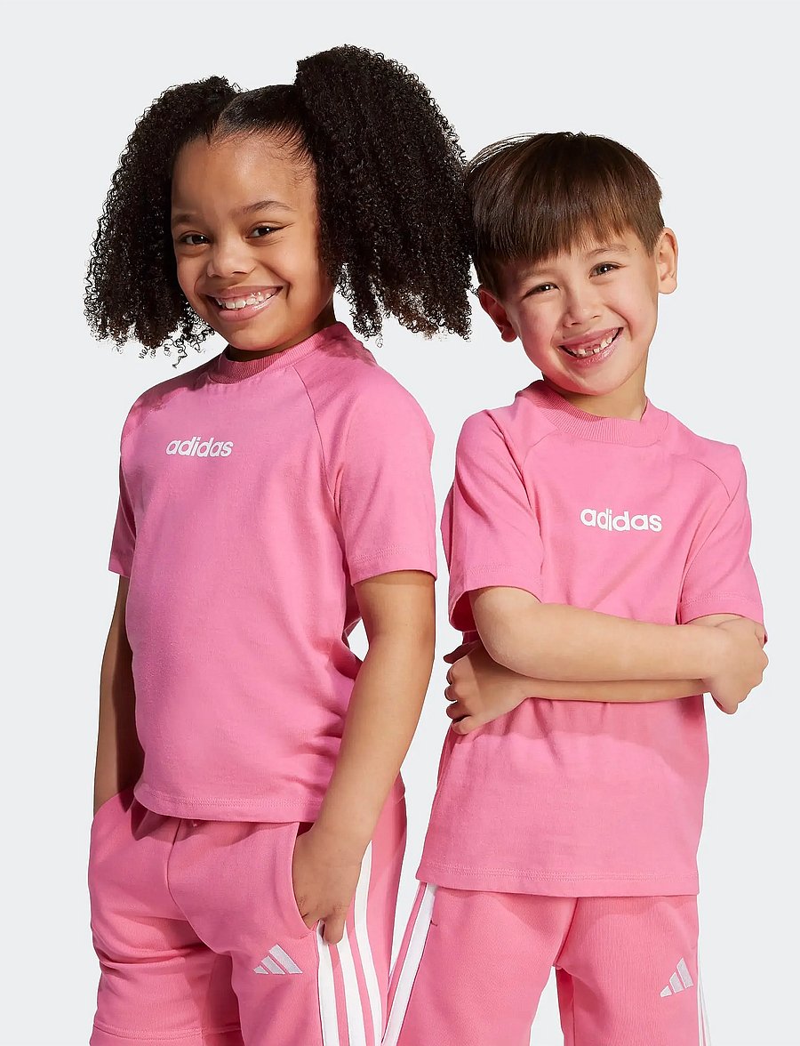 adidas Sportswear - LK LIN TEE 160 - kurzärmelig - pnkfus/white - 5