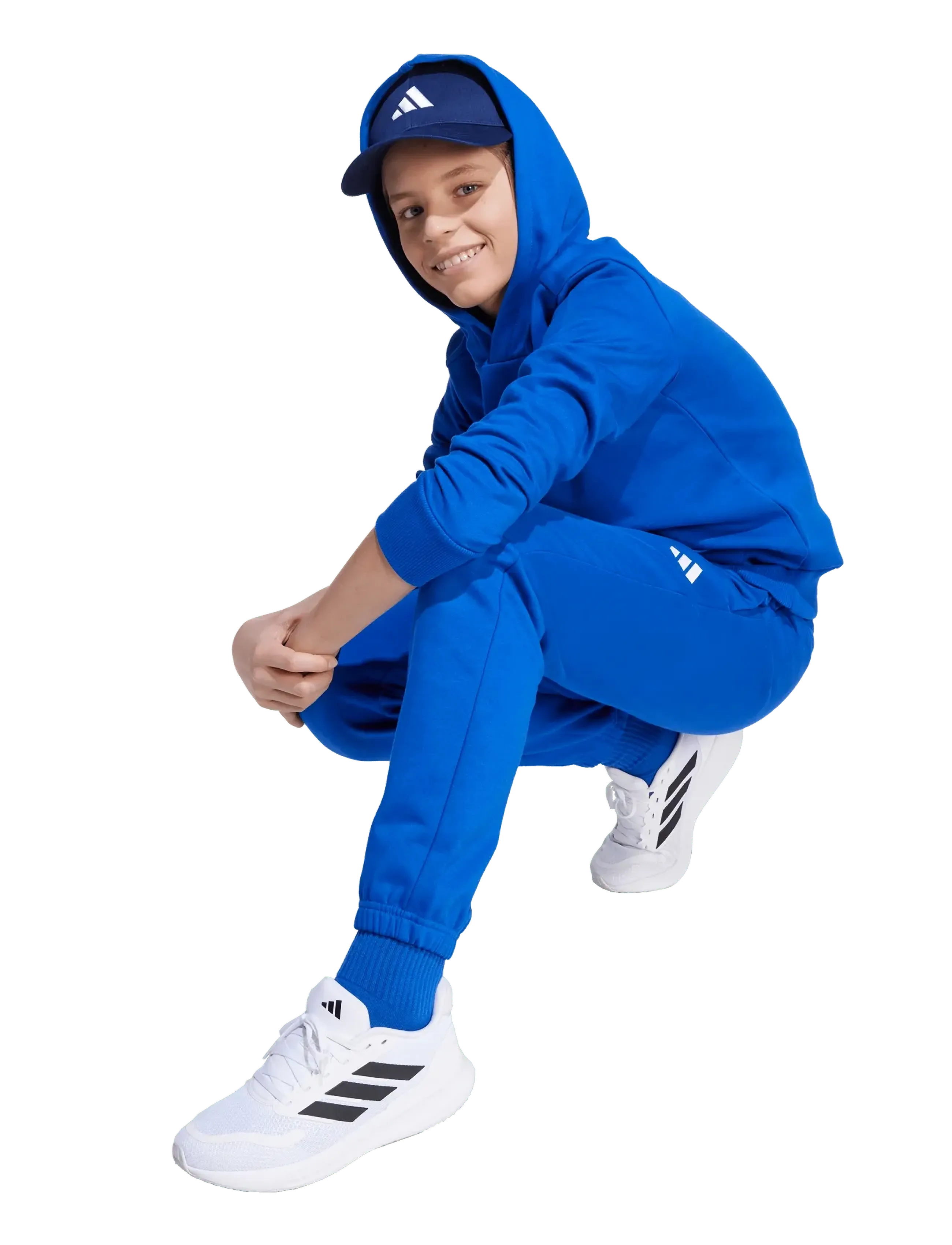 adidas Sportswear J SL  FL PT 225 - Mjukisbyxor - ROYBLU/WHITE / blue