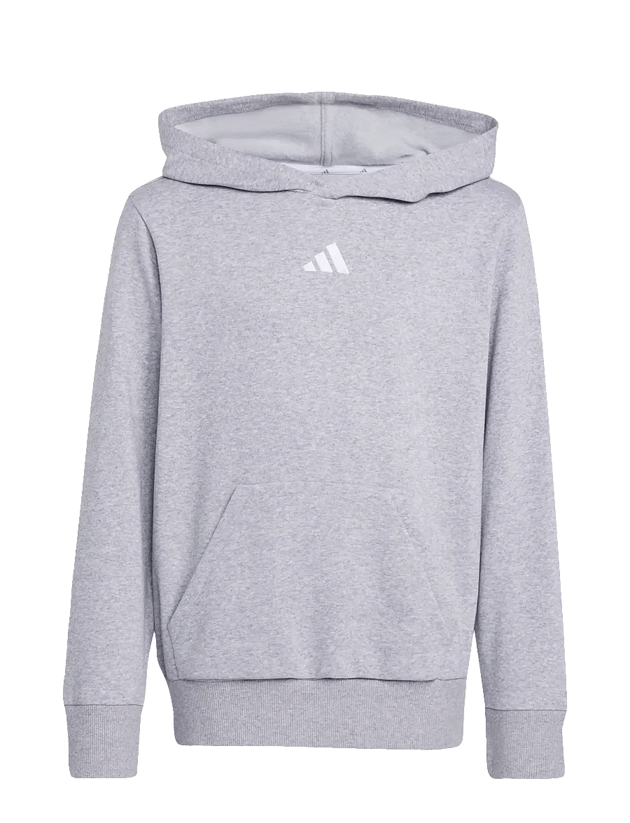 adidas Sportswear - J SL FL HD 225 - huvtröjor - mgreyh/white - 1
